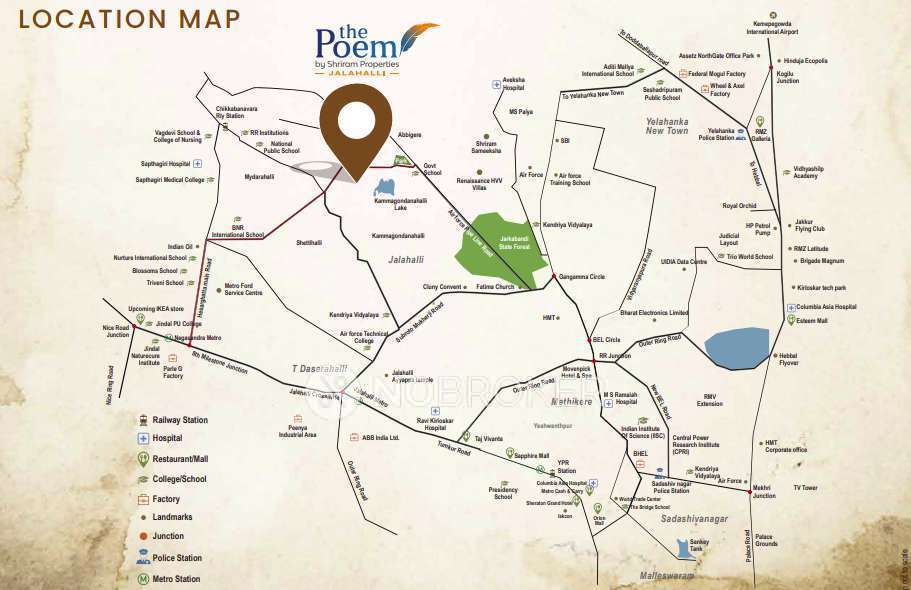 2 BHK Flat In Shriram The Poem For Sale  In Abbigere