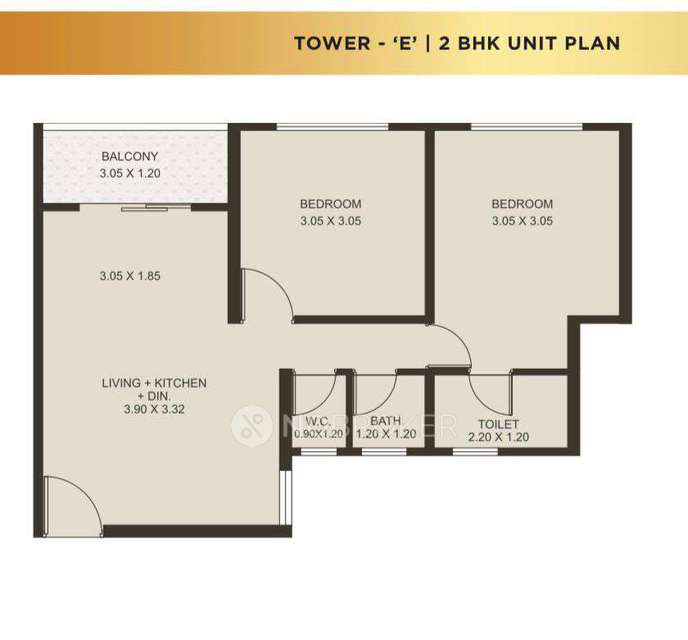 2 BHK Flat In Kolte Patil Life Republic Oro Avenue, Hinjewadi for Rent  In Hinjewadi