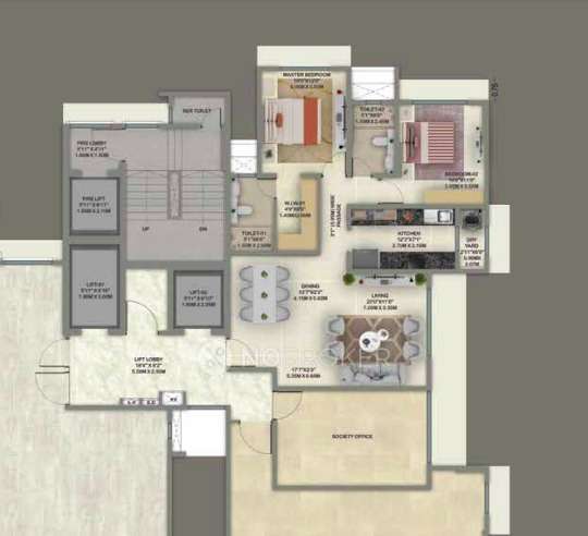 2 BHK Flat In Kolte Patil K52 For Sale  In Khar West