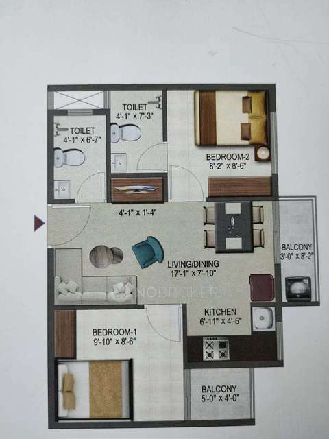 2 BHK Flat In Sowparnika Ashiyana For Sale  In Sowparnika Ashiyana