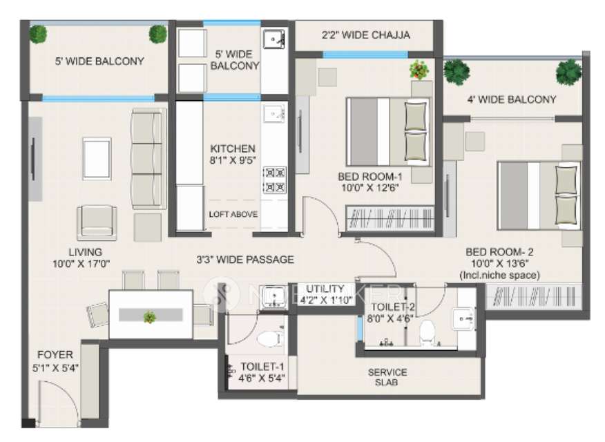 2 BHK Flat In Regency Astra For Sale  In Baner