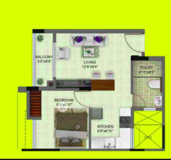 1 BHK Flat In Sattva Anugraha For Sale  In Vijayanagar