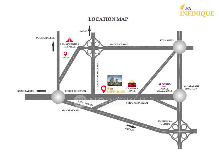 3 BHK Flat In Dra Infinique For Sale  In Valasaravakkam