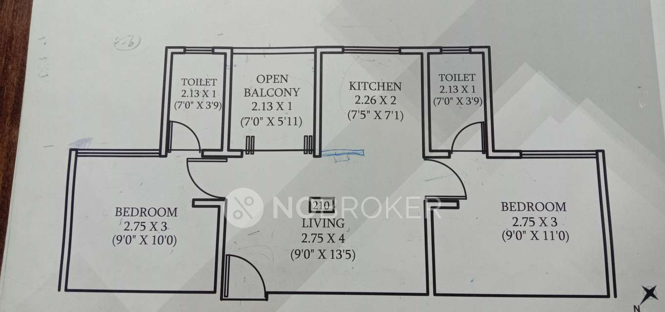 2 BHK Flat In Panam for Rent  In Panama Park Kfp