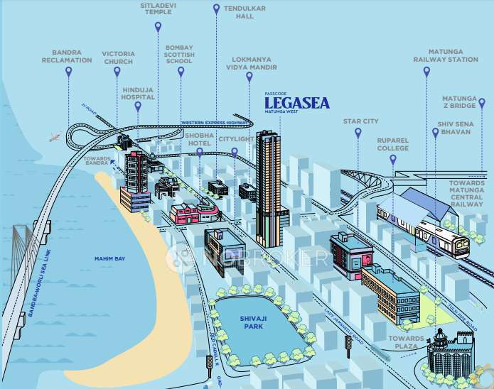 2 BHK Flat In Spenta Passcode Legasea For Sale  In Matunga West