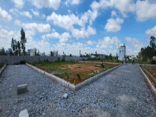 Plot For Sale  In Silvar Sky Nisarga Layout In Madhura Nagar