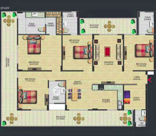 4+ BHK Flat In  Antriksh Central Avenue For Sale  In Sector 33