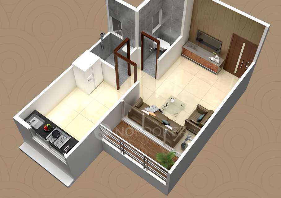 1 RK Flat In Ashiana Panvel Pride For Sale  In Panvel