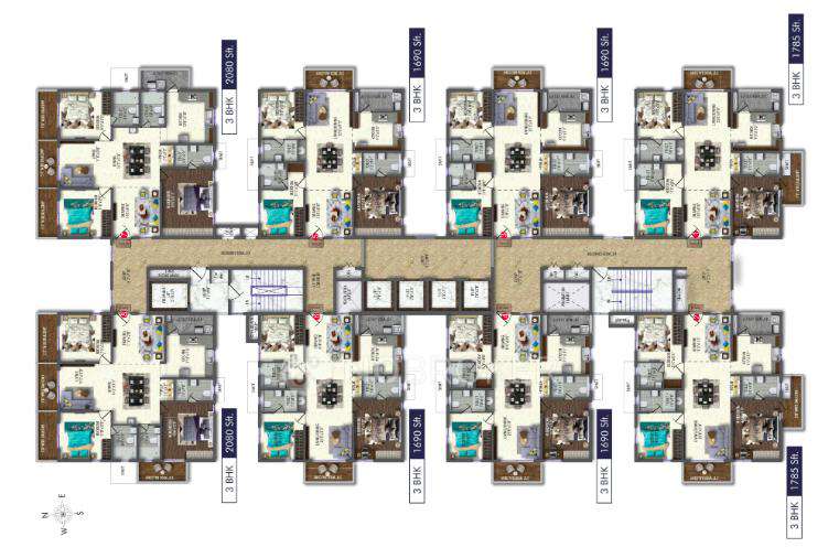 2 BHK Flat In Vertex 33 West For Sale  In Nallagandla