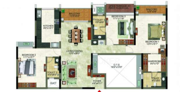 3 BHK Flat In Casagrand Cloud 9 For Sale  In Sholinganallur