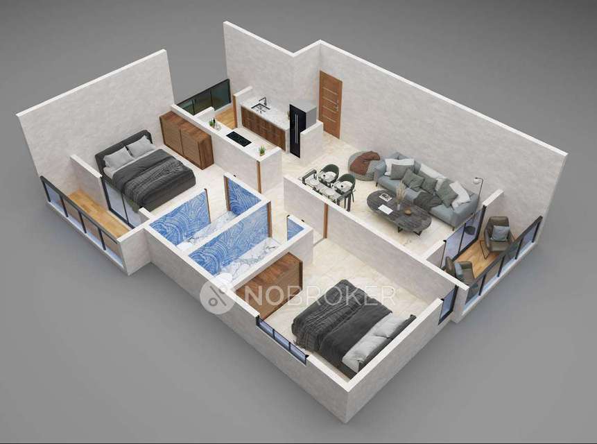 2 BHK Flat In Apartment  For Sale  In Jambhulwadi