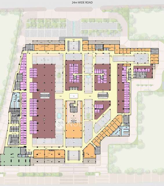 1 BHK Flat In M3m Broadway for Rent  In Sector 71