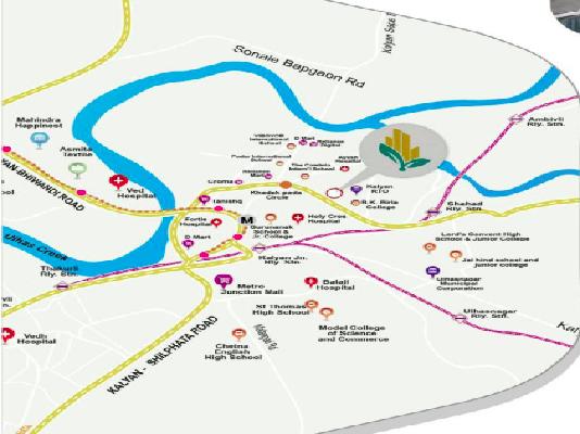 2 BHK Flat In Sai Park For Sale  In Kalyan West