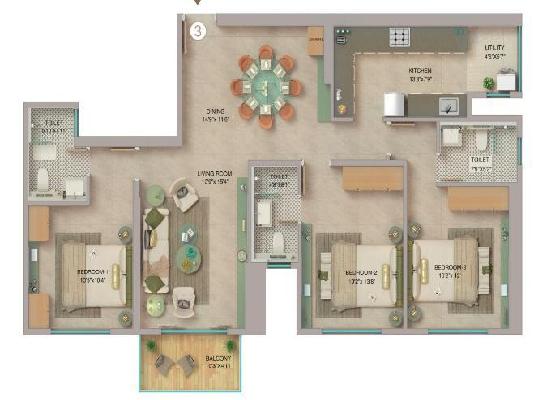 3 BHK Flat In Adcore Westwood For Sale  In Andheri West