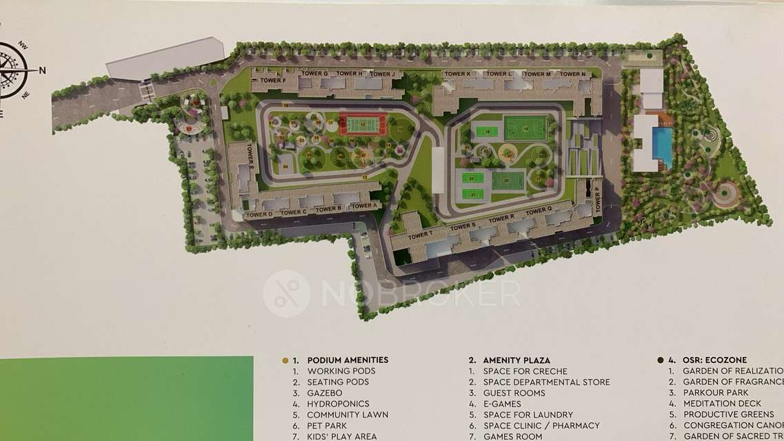 2 BHK Flat In Godrej Splendour Phase 2, Whitefield For Sale  In Whitefield