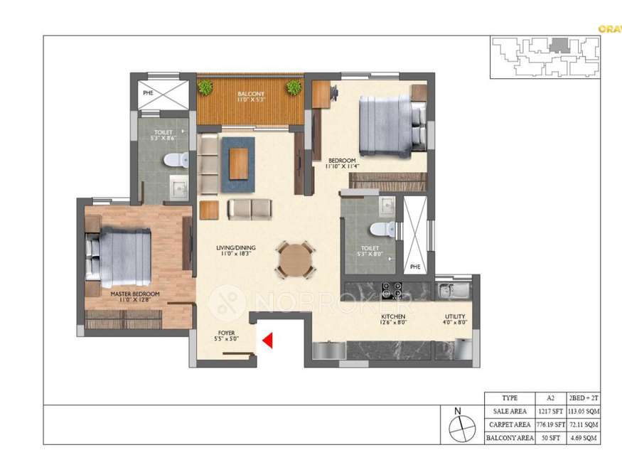 2 BHK Flat In The Grand Strand Address For Sale  In The Grand Strand Address