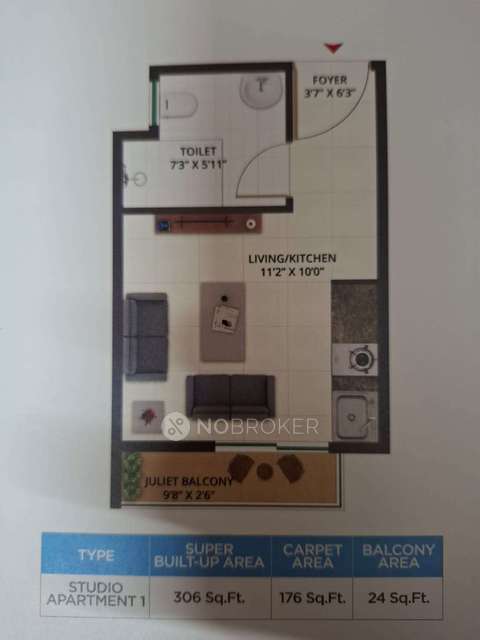 1 RK Flat In Sattva Aeropolis For Sale  In Devanahalli