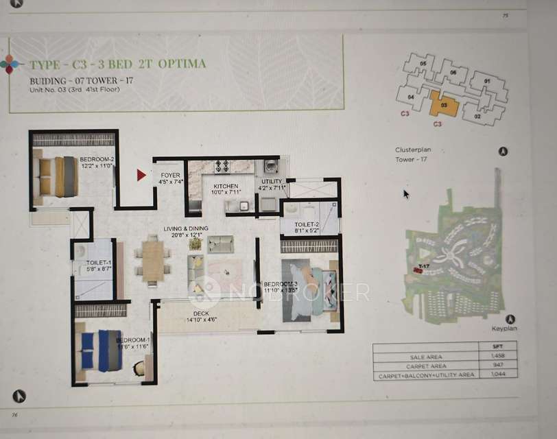 3 BHK Flat In Prestige Park Grove, Whitefield For Sale  In Whitefield