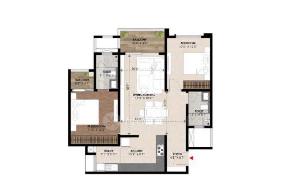 3 BHK Flat In Mana Skandas The Right Life For Sale  In Mana Skandas The Right Life