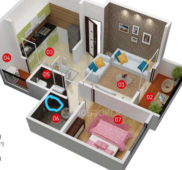 1 BHK Flat In Bankar Vasti, Moshi for Rent  In Moshi