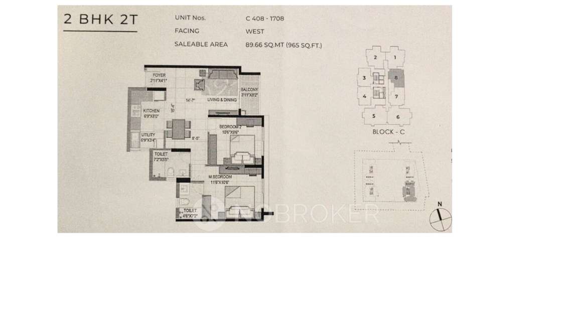 2 BHK Flat In Tvs Emerald Jardin, Singasandra For Sale  In Hosa Road Metro Station