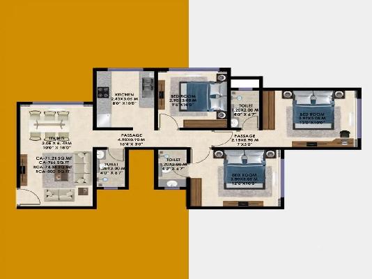 3 BHK Flat In Vipul Devtaa Pratham For Sale  In Goregaon West