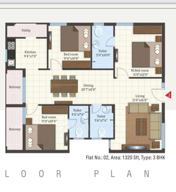 3 BHK Flat In Ss Vrudhi , Talaghattapura For Sale  In Talaghattapura