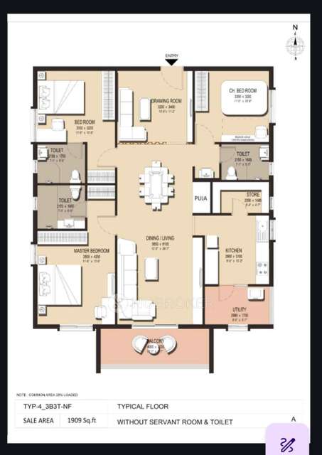 3 BHK Flat In The Bodhivriksha For Sale  In Peeramcheru