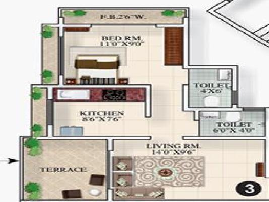 1 BHK Flat In Mohan Willows For Sale  In Bhosale Nagar, Shirgoan, Badlapur&#40;e&#41;, Near Asaram Bapu Ashram, Maharashtra Industrial Development Corporation, Badlapur, Maharashtra 421503, India