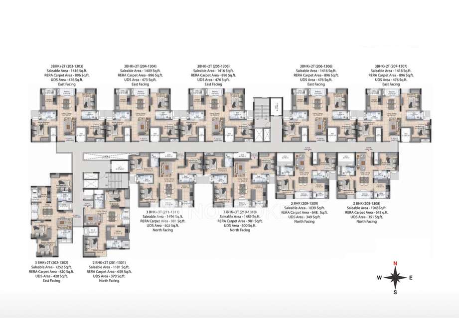 2 BHK Flat In Dra Harmony, Navalur For Sale  In Navalur