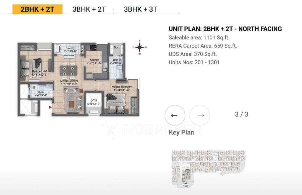 2 BHK Flat In Dra Harmony, Navalur For Sale  In Navalur