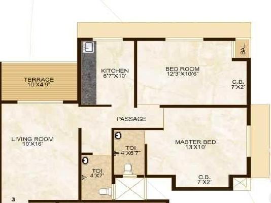 2 BHK Flat In Amber Ellance For Sale  In Thane