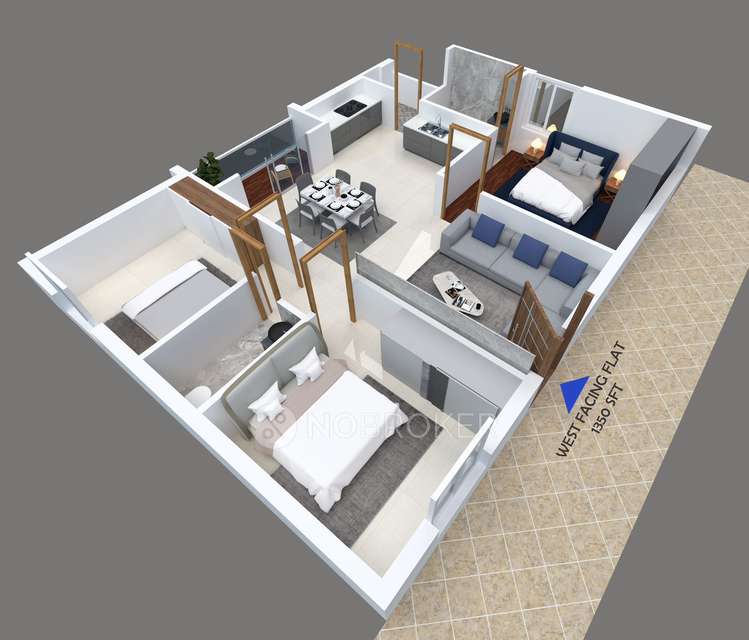 3 BHK Flat In Niketana For Sale  In Narsingi