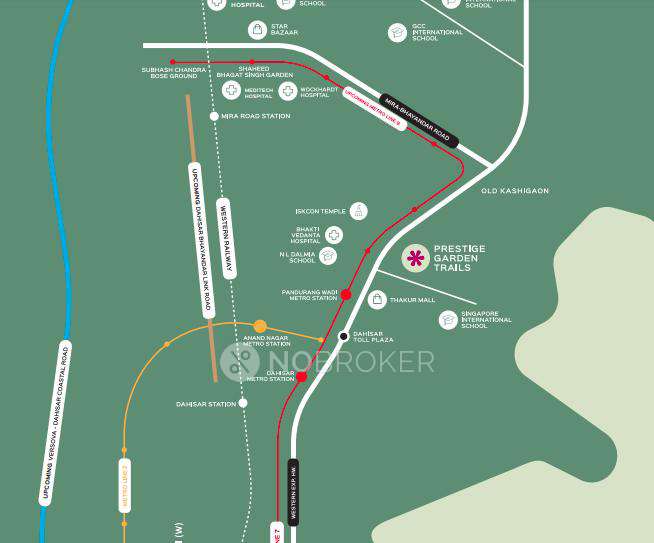 1 BHK Flat In Prestige Garden Trails For Sale  In Mira Road East