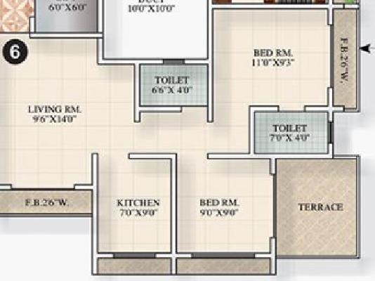 2 BHK Flat In Mohan Willows For Sale  In Bhosale Nagar, Shirgoan, Badlapur&#40;e&#41;, Near Asaram Bapu Ashram, Maharashtra Industrial Development Corporation, Badlapur, Maharashtra 421503, India