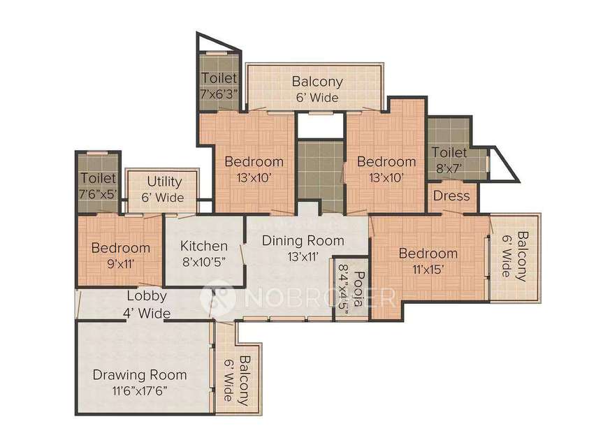1 BHK Flat In Antriksh Heights For Sale  In Sector 84