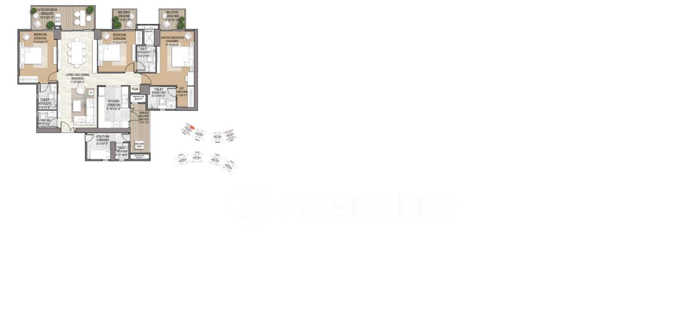 3 BHK Flat In Signature Global Deluxe Dxp, Sector 37d For Sale  In Sector 37d