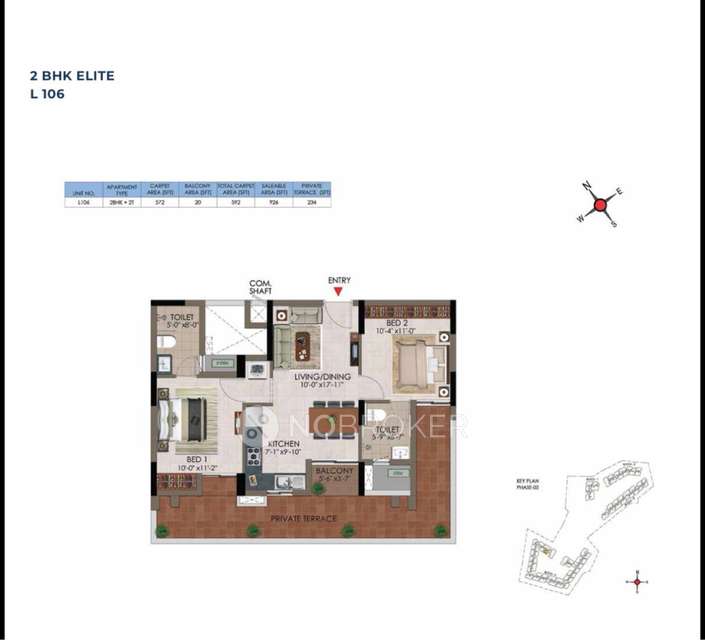 2 BHK Flat In Casagrand Athens For Sale  In Ambattur