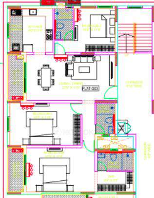 3 BHK Flat In Traventure Altitude 9 For Sale  In Koyambedu