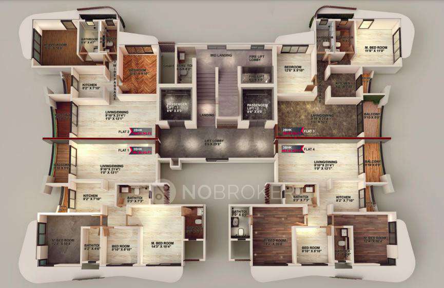 2 BHK Flat In Mittal 71 P For Sale  In Borivali East