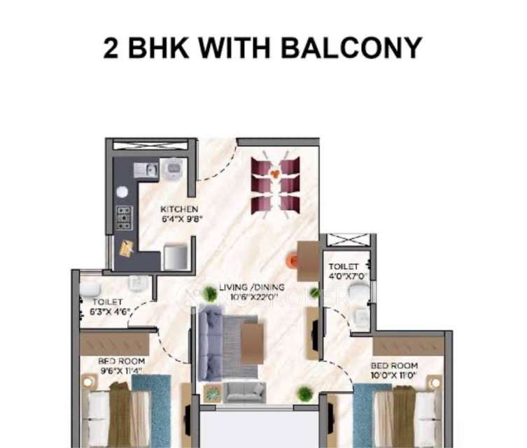 2 BHK Flat In Siddha Sky For Sale  In Sion