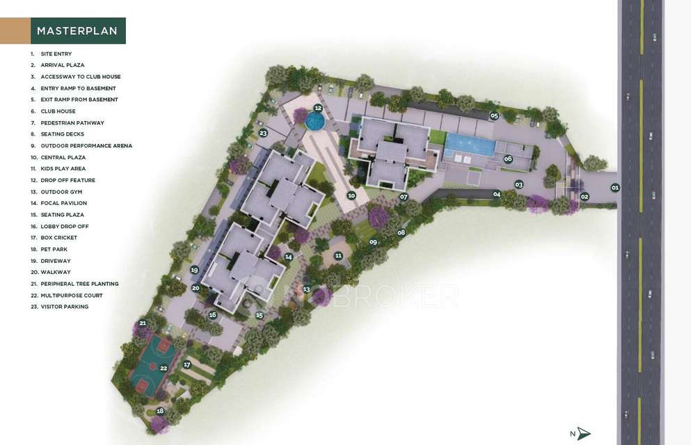 2 BHK Flat In Embassy East Avenue, Whitefield For Sale In Whitefield