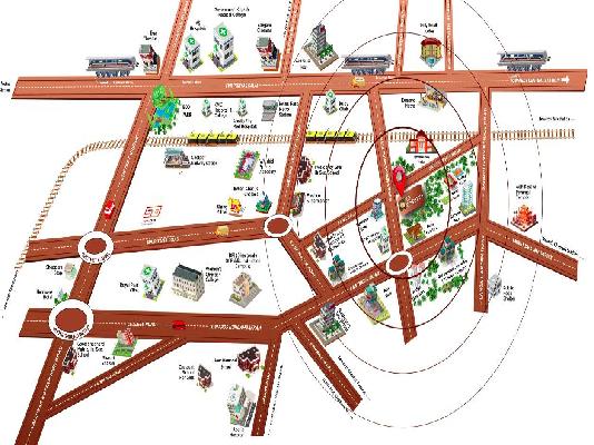 3 BHK Flat In Kg Rosetta For Sale  In Egmore