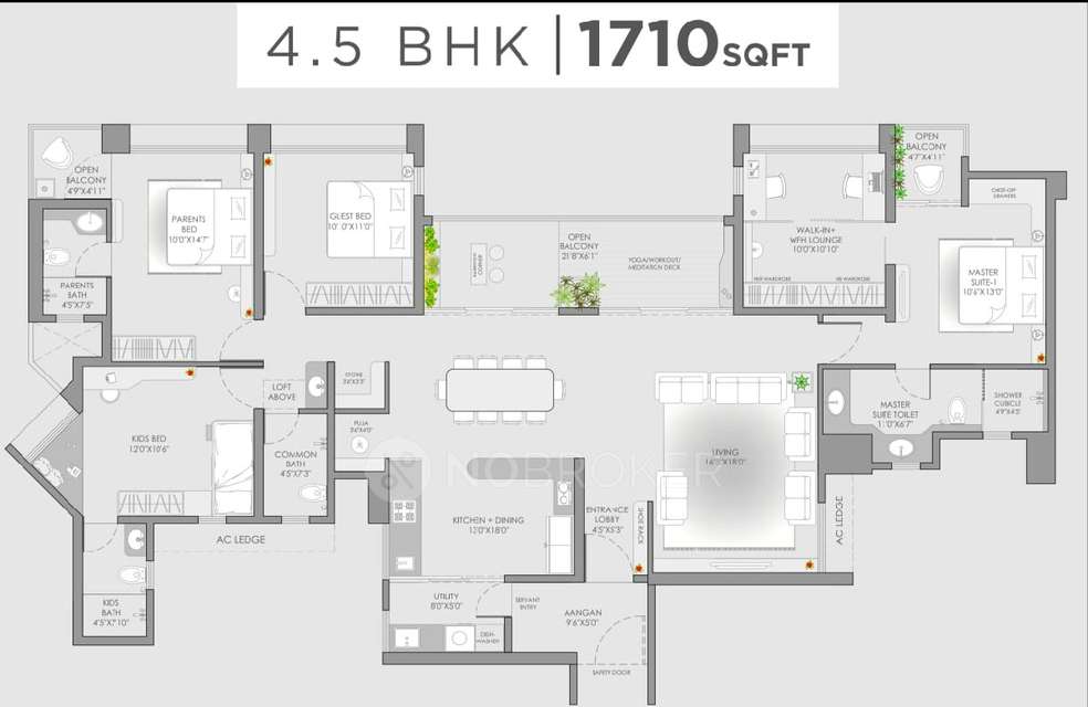 4+ BHK Flat In Vilas Yashwin Encore For Sale In Wakad