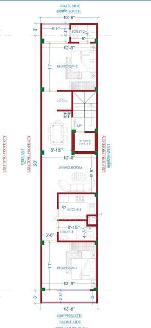 2 BHK Flat In Block J,vishnu Garden For Sale  In R2j142, Block J, Shyam Nagar, Vishnu Garden, Delhi, 110018, India