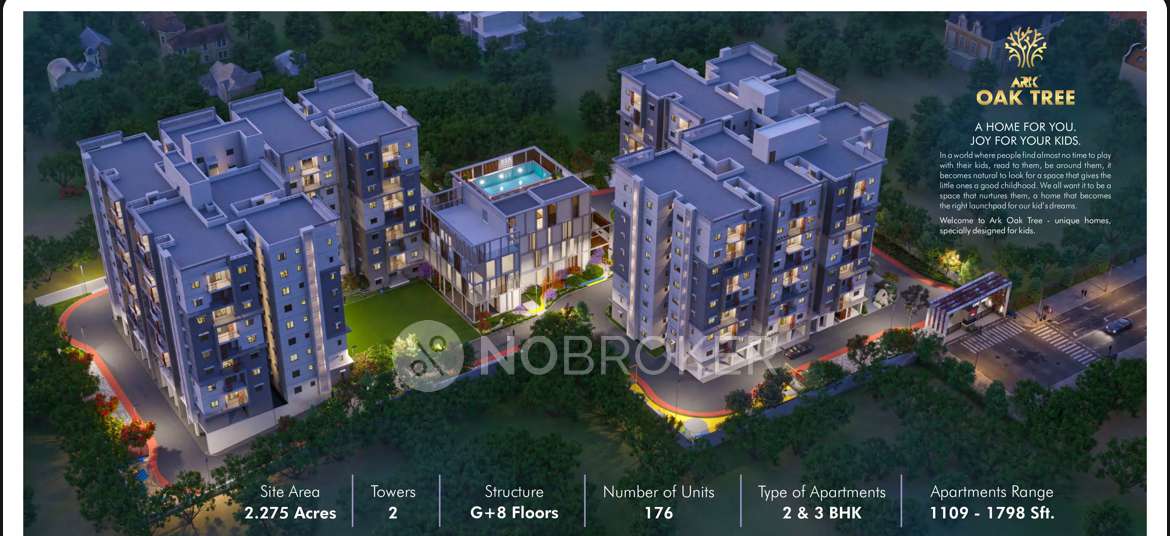 3 BHK Flat In Ark Oak Tree For Sale  In Whitefield