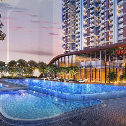 2 BHK Flat In Shapoorji Northern Lights For Sale  In Thane West