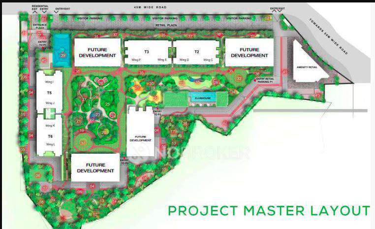 3 BHK Flat In Evergreen Square Passcode For Sale  In Wakad