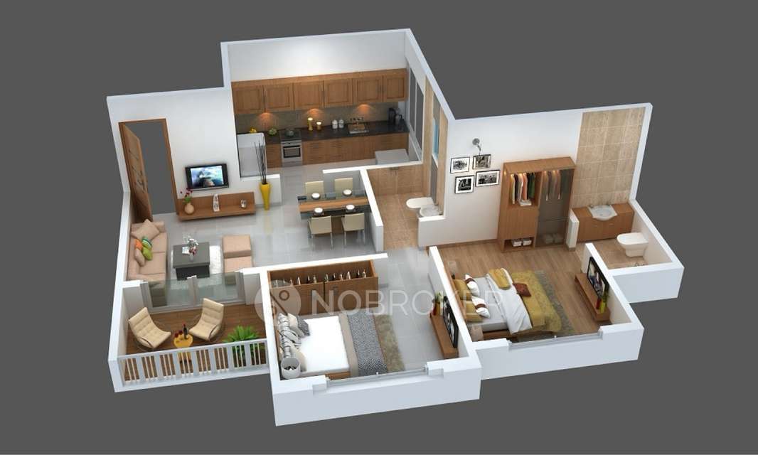 2 BHK Flat In Brigade For Sale  In Brigade Xanadu Bonito