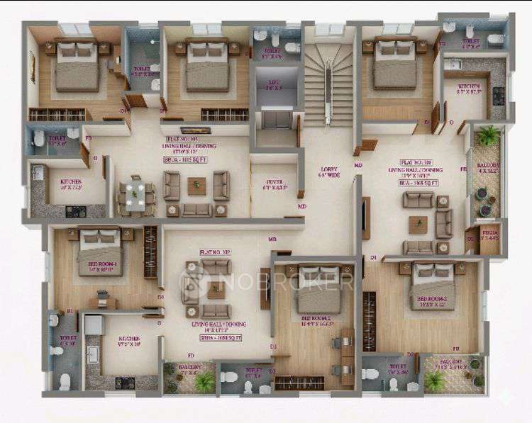 2 BHK Flat In Tirumala Enclave For Sale  In 110245, Vellalar St, Gangai Amman Colony, Kodambakkam, Chennai, Tamil Nadu 600024, India